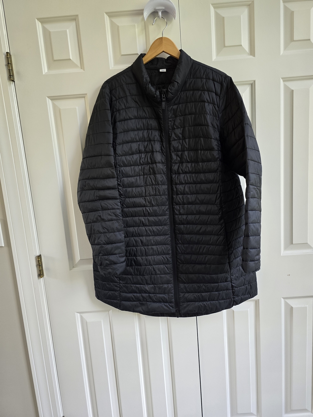 Old Navy Water Resistant Black Packable Quilted Puffer Women's Coat XL